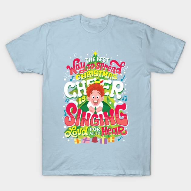 Christmas Cheer T-Shirt by risarodil